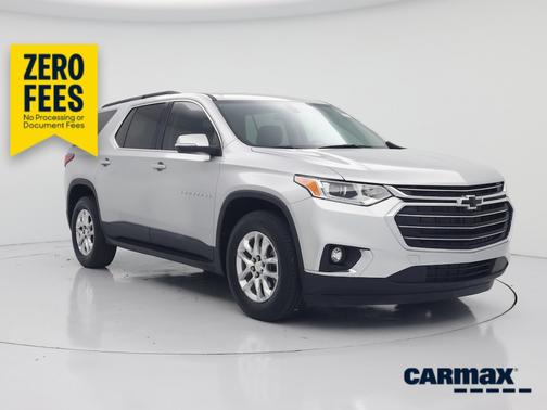 Silver 2021 Chevrolet Traverse LT Leather