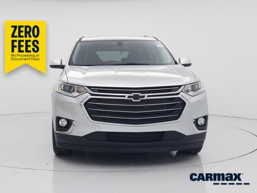 Silver 2021 Chevrolet Traverse LT Leather