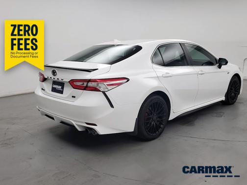 White 2020 Toyota Camry SE Night Shade