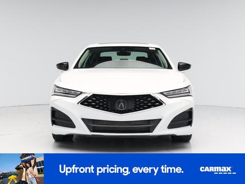 White 2021 Acura TLX Technology
