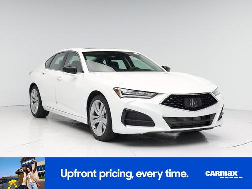 White 2021 Acura TLX Technology