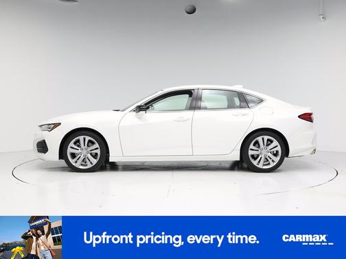 White 2021 Acura TLX Technology
