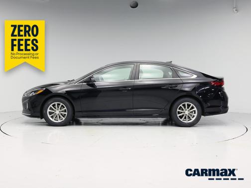 Black 2018 Hyundai SONATA SE