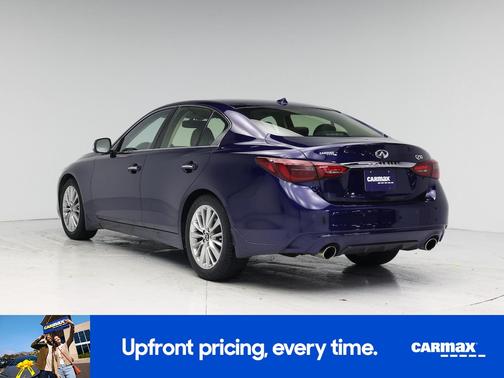 Blue 2021 INFINITI Q50 Luxe