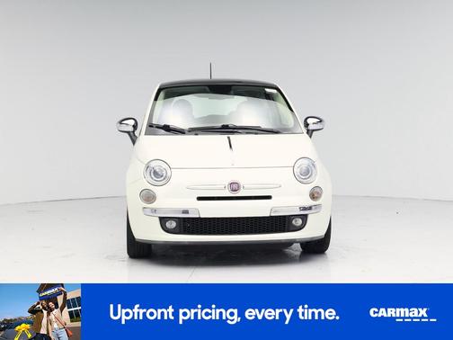 White 2015 FIAT 500 Lounge