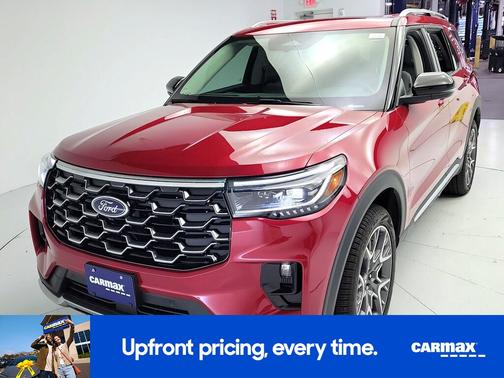 Burgundy 2025 Ford Explorer Platinum