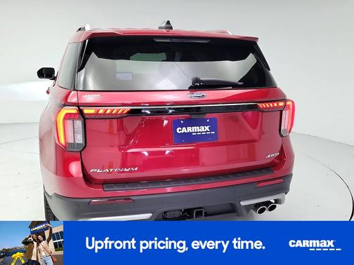 Burgundy 2025 Ford Explorer Platinum