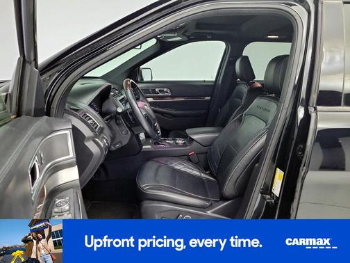 Black 2018 Ford Explorer Platinum