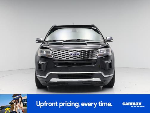 Black 2018 Ford Explorer Platinum