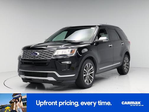 Black 2018 Ford Explorer Platinum