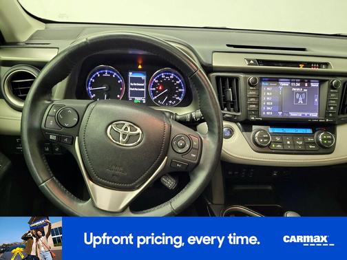 White 2017 Toyota RAV4 Platinum