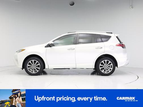 White 2017 Toyota RAV4 Platinum