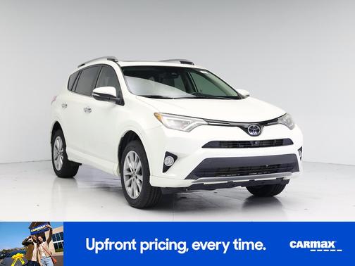 White 2017 Toyota RAV4 Platinum