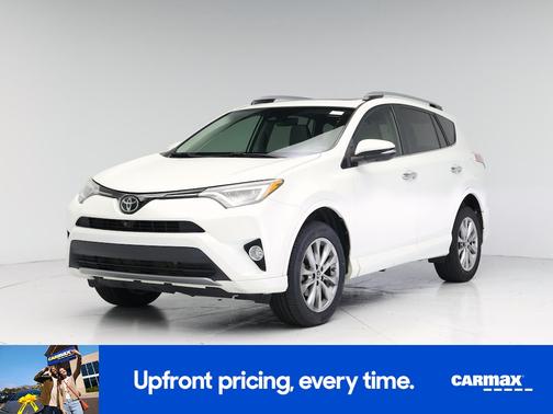 White 2017 Toyota RAV4 Platinum
