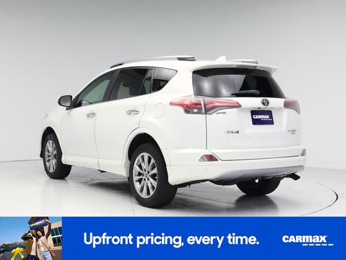 White 2017 Toyota RAV4 Platinum