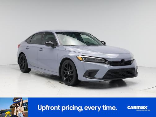 Gray 2022 Honda Civic Sport