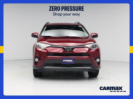 Red 2018 Toyota RAV4 XLE