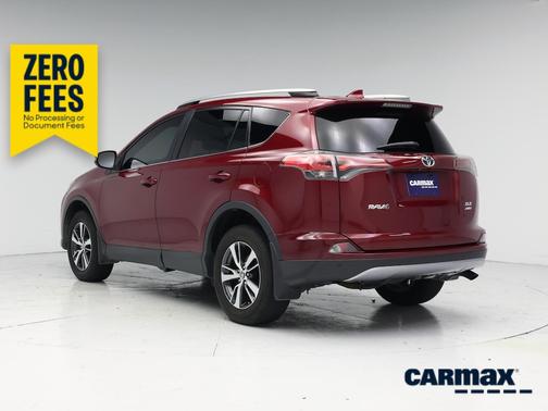 Red 2018 Toyota RAV4 XLE