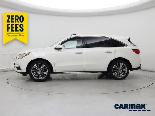 White 2017 Acura MDX Advance