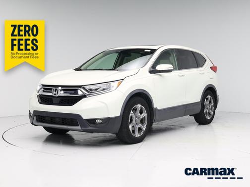 White 2017 Honda CR-V EX