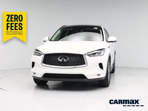 White 2021 INFINITI QX50 Luxe