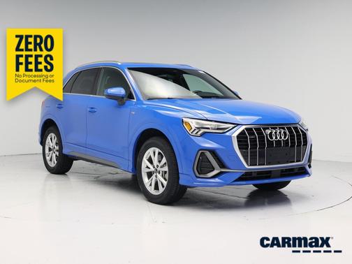 Blue 2023 Audi Q3 S-Line Premium