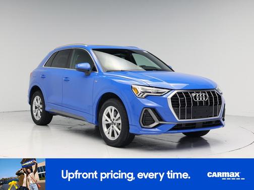 Blue 2023 Audi Q3 S-Line Premium