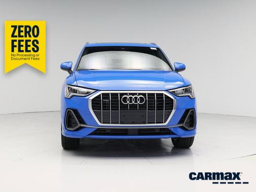 Blue 2023 Audi Q3 S-Line Premium