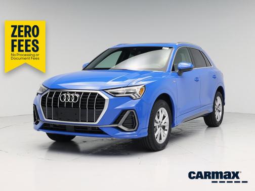 Blue 2023 Audi Q3 S-Line Premium