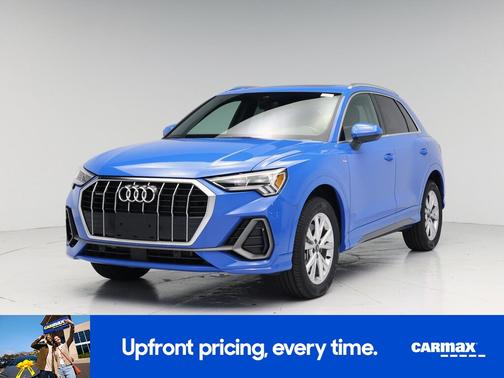 Blue 2023 Audi Q3 S-Line Premium