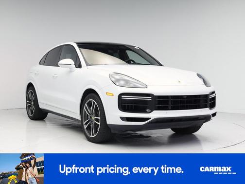 White 2020 Porsche Cayenne Turbo Coupe