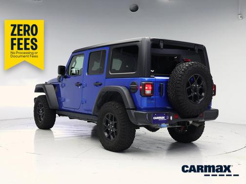 Blue 2024 Jeep Wrangler 4xe Willy's