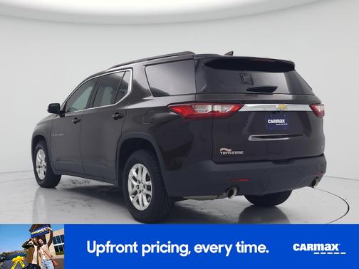 Burgundy 2021 Chevrolet Traverse LT Leather