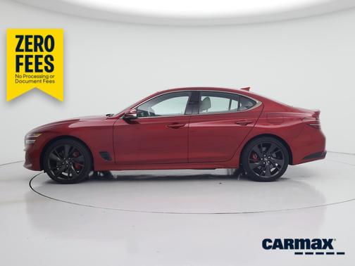 Red 2023 Genesis G70 3.3T