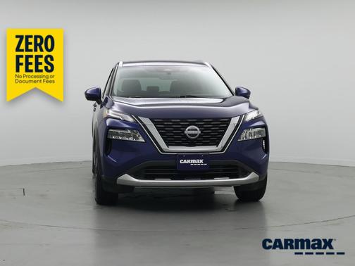 Blue 2023 Nissan Rogue Platinum