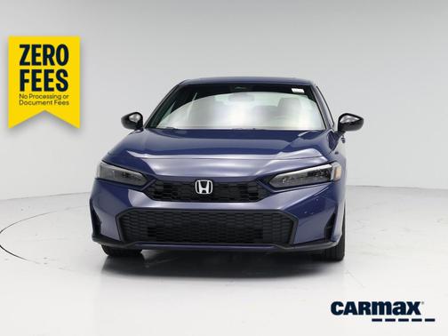 Blue 2025 Honda Civic Hybrid Sport