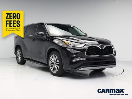 Black 2021 Toyota Highlander Platinum