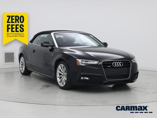 Black 2015 Audi A5 Premium Plus