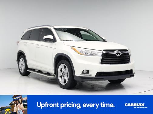 White 2016 Toyota Highlander Limited