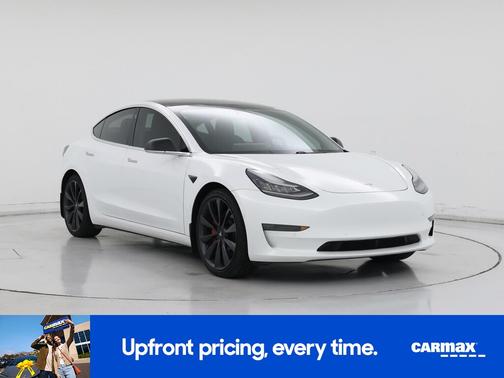 White 2020 Tesla Model 3 Performance
