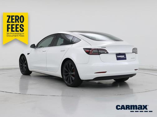White 2020 Tesla Model 3 Performance
