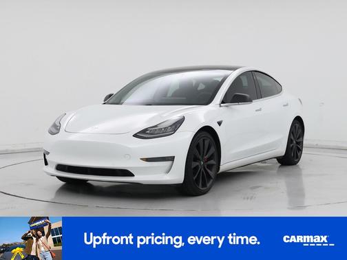 White 2020 Tesla Model 3 Performance