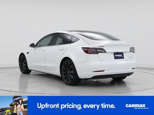 White 2020 Tesla Model 3 Performance
