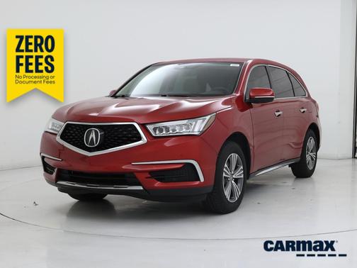 Red 2019 Acura MDX