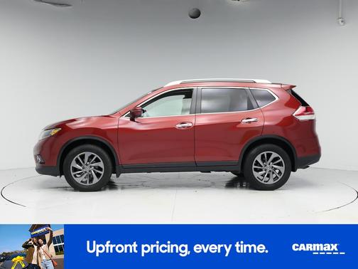 Red 2016 Nissan Rogue SL