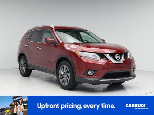 Red 2016 Nissan Rogue SL