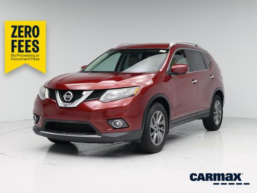 Red 2016 Nissan Rogue SL