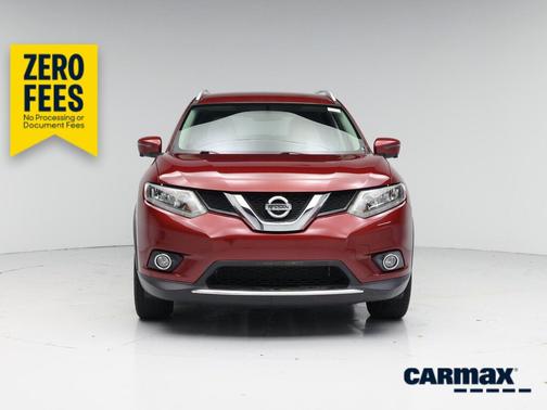 Red 2016 Nissan Rogue SL