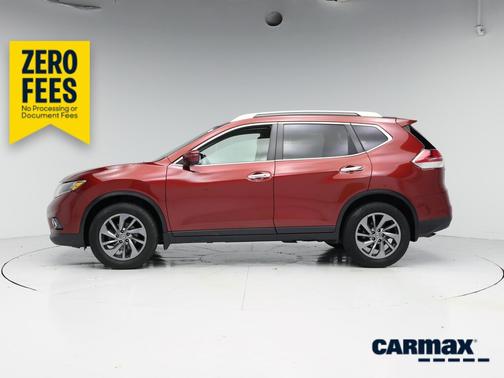 Red 2016 Nissan Rogue SL