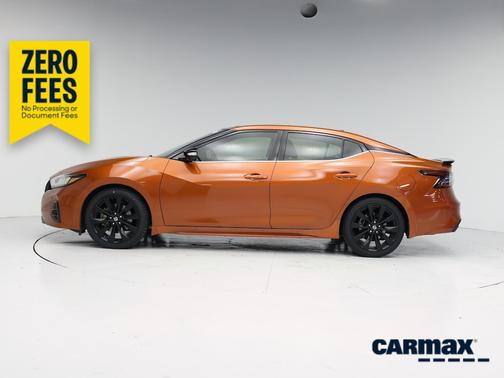 Orange 2021 Nissan Maxima SR
